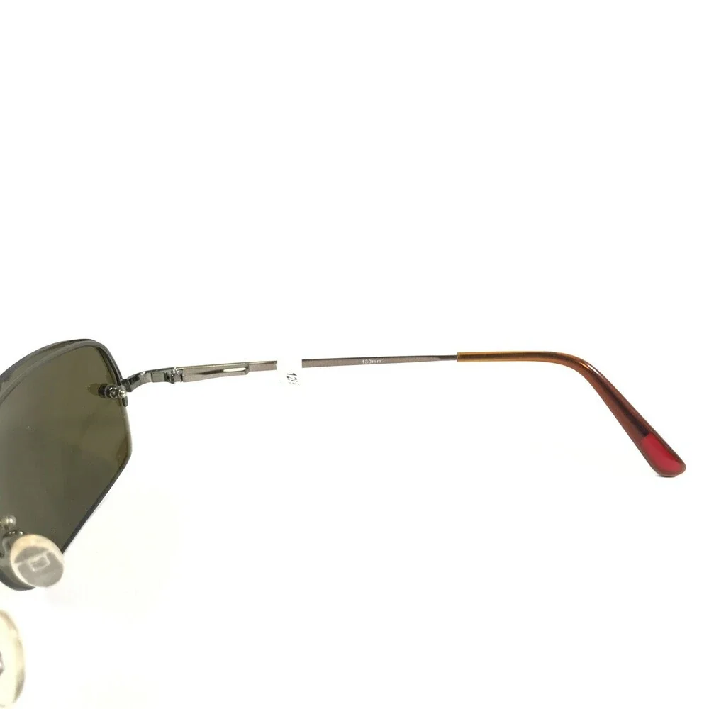 Hugo Boss Sunglasses HG15858 BR Gunmetal Gray Frames with Green Lenses 59-18-130
